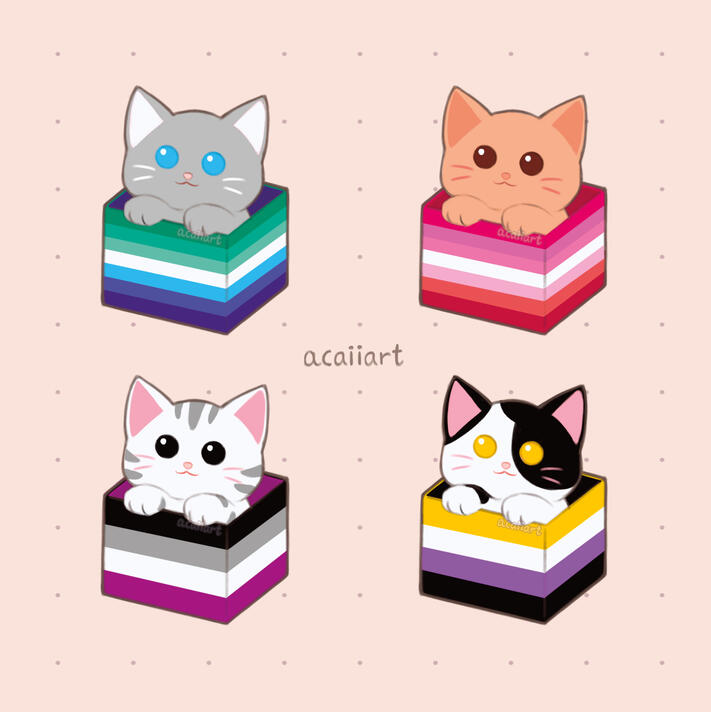 LGBTQ+ kitties 2